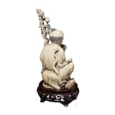 An ivory figure of Shou, god of longevity, China, 1st half of the 20th century