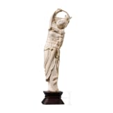 An ivory figure of an archer, China, 1st half of the 20th century