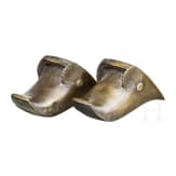 A pair of Italian or Spanish stirrups, circa 1800