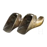 A pair of Italian or Spanish stirrups, circa 1800