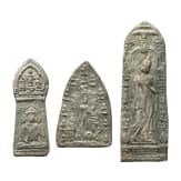 Three tables belonging to house shrines, Burma/Thailand, 19th century