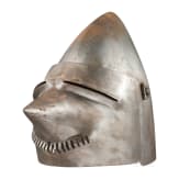 A visored bascinet ("Hounskull"), reproduction in the style of c. 1380