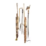 Two Mandau, Borneo, around 1900 and 20th century respectively