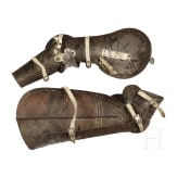 Four Gothic harness parts, in the style around 1480/90