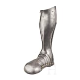 A left greave, Historicism in style around 1520/30