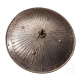 An iron round shield, Historicism in Maximilian style around 1520