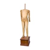 An antique mannequin for a harness, 2nd half of the 19th century