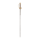 A small sword with pierced blade, France, ca. 1760