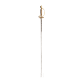 A small sword with pierced blade, France, ca. 1760