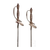 A pair of mourning swords, England, circa 1850