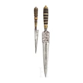 Two dagger knives, Liguria, 18th/19th century