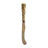A Flemish eating knife with figurative handle, circa 1700