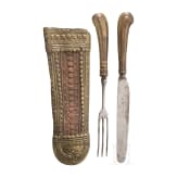 An Alpine two-part set of cutlery for a coachman, circa 1800