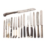 A group of cutlery, 19th century