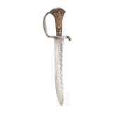 A shortened German hunting sword, 17th century