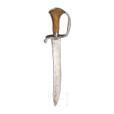 A shortened German hunting sword, 17th century