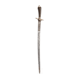 A German hunting sabre, dated 1752
