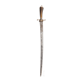 A German hunting sabre, dated 1752