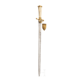 A German hunting hanger with a scabbard fragment, Solingen, around 1800