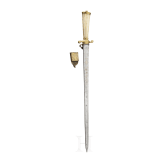 A German hunting hanger with a scabbard fragment, Solingen, around 1800