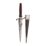 A German hunting plug bayonet, dated 1873