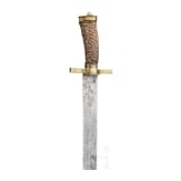 A Swiss hanting hanger with bayonet mounting, 1st half of the 19th century