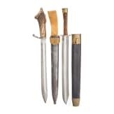 Two German hunting hangers, early-20th century