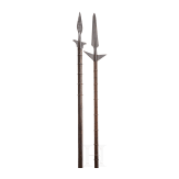 Two wing lances, repoductions in the style of the High Middle Ages