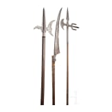Three pole weapons, modern replicas in style 16th/17th century