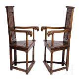 A rare pair of Renaissance armchairs, known as caquetoire chairs, Loire region/France, 2nd half of the 16th century