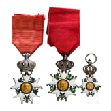 Three Orders of the Legion of Honour, 19th century