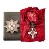 Order of George I. - Grand Cross with breast star in a case, sash