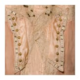 Kaiserin Elisabeth von Österreich - zweiteiliges, lachsfarbenes Sommerkleid aus Korfu