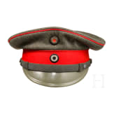 Kaiser Wilhelm II. - persönliche Schirmmütze zur feldgrauen Uniform, um 1915