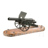 Trench art model of a light 75 mm field gun after the French M 1897