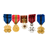 Five awards, Belgium, 20th century