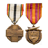 Two war medals, France, 1940