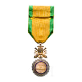 Military medal, France, late 19th century