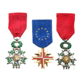 Three awards, France, 20th century