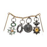 Chain with miniatures, France, Third Republic
