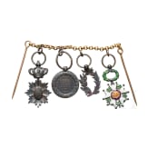Chain with miniatures, France, Third Republic