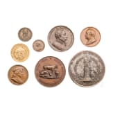 Eight medals, Italy and Austria, 19th century
