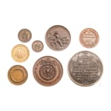 Eight medals, Italy and Austria, 19th century