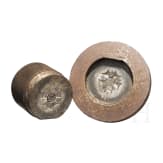 A pair of embossing tools for a Polish badge