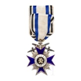 Military Merit Order 4th class with swords and award document, Bavaria