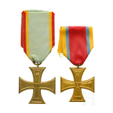Mecklenburg-Schwerin - two Military Service Crosses 1870 and 1877