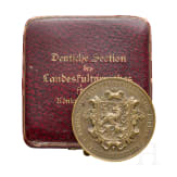 Medal in the award case - "German Section of the Landeskulturrat for the Kingdom of Bohemia"