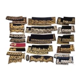 Convolute of embroideries for court and state official uniforms