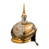 Helmet M 1889 for officers in the regiments Garde du Corps or Gardek&uuml;rassiere