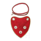 Gorget for officers in the cuirassier regiment "K&ouml;nigin" (Pommersches) No. 2, around 1900